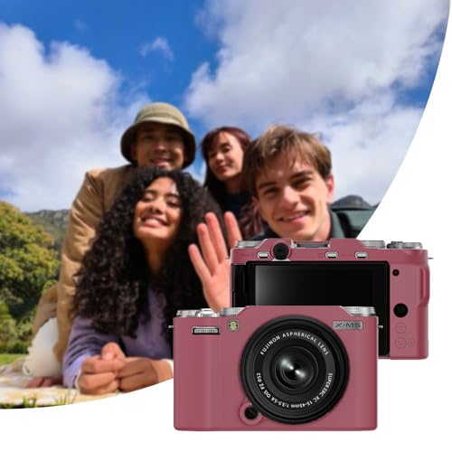 Funda de silicona para Fujifilm X-M5 con protector y correa miniatura 2