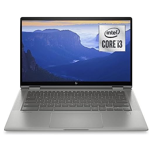 HP Chromebook x360 14c-ca0000sf/14c-ca0005nf Ordinateur Ultraportable Convertible et Tactile 14'' HD IPS Argent (Intel Core i3, RAM 8 Go, eMMC 128 Go, AZERTY, Chrome OS)