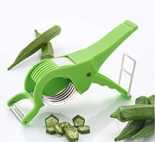 Image of Vegetable Cutter with Peeler [Multicolor]