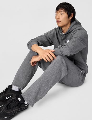 Image of Nike Men's Club Open Hem Brushed Fleece Pants