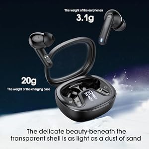 Wireless Earbuds Bluetooth 5.4 in Ear Earbuds HiFi Stereo Headphones, Black — photo 6 of 6