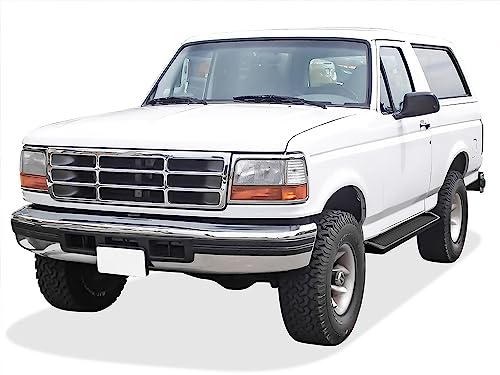 Estribos negros 6in APS para Ford Bronco F150 80-96 miniatura 6