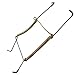 Xinlinke 10 Pcs 10 Inch Large Size Invisible Plate Wire Hanger Wall Holders with Protective Rubber Cover for 9