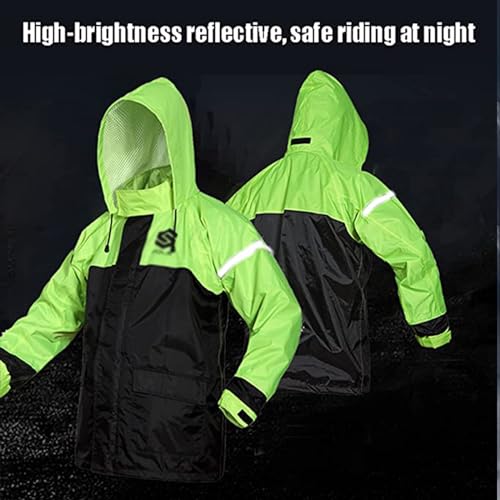 Poncho impermeable unisex para lluvia y ciclismo L miniatura 5