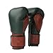 ZGF Guantes Mano teñido de Cuero de Vaca fetal Retro, Guantes de Boxeo,10oz