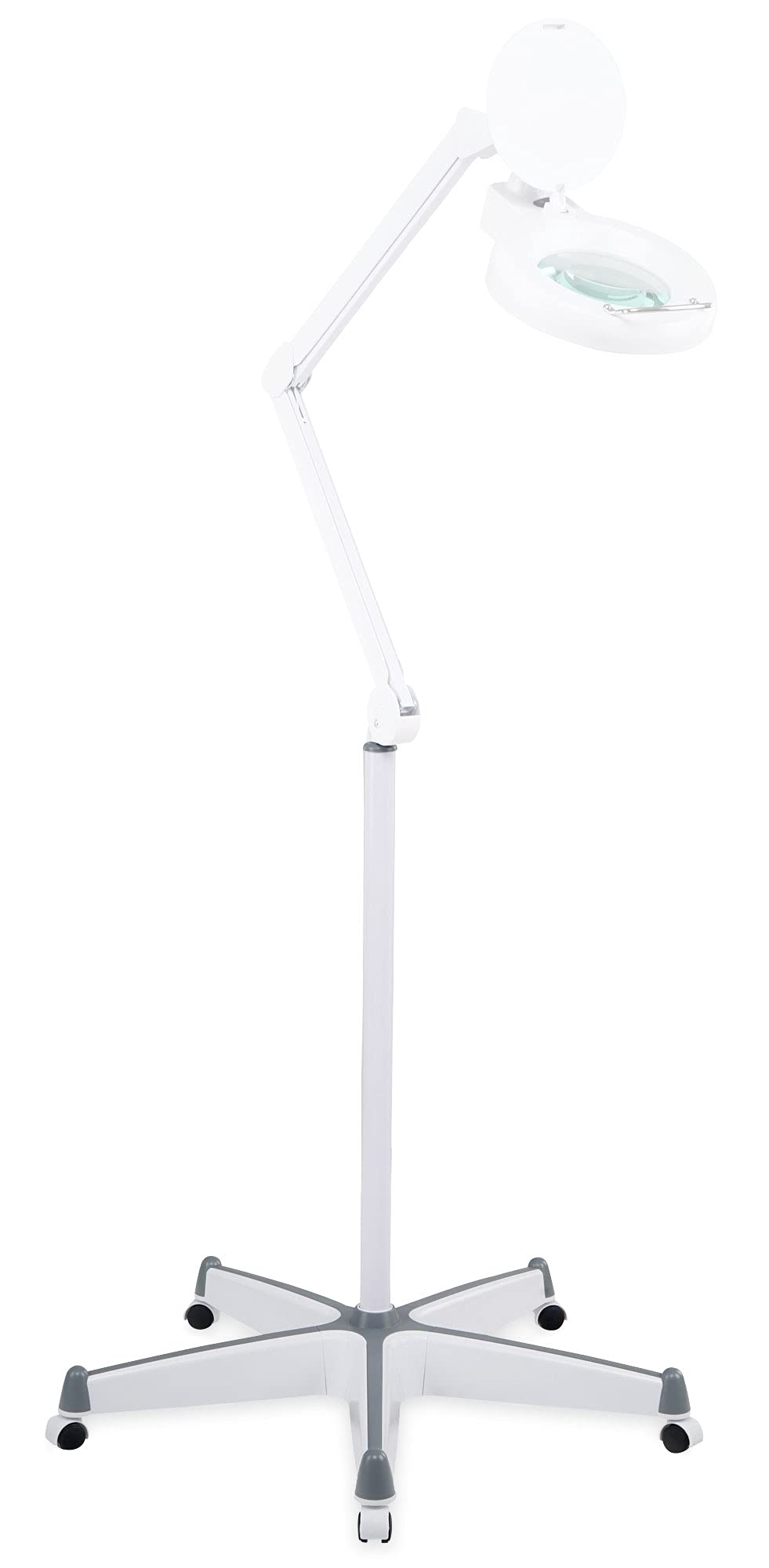 Showlite Lupenleuchte LL-6085D LED 8W 5 Dioptrien Set inkl. Rollenstativ