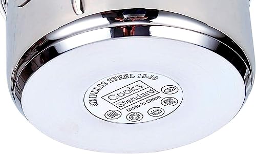 Cooks Standard Classic Stainless Steel Stock Pot with Lid, Large Cooking Pot for Pasta, Soup, Spaghetti, Oven Safe, Dishwasher Safe, Induction Compatible Cookware, 8-Quart by Cooks Standard - Image 2