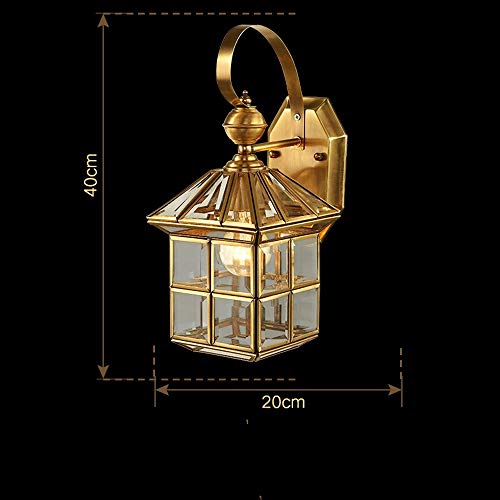 Applique murale étanche lanterne E27 pour résoudre le manque d'éclairage extérieur - 6