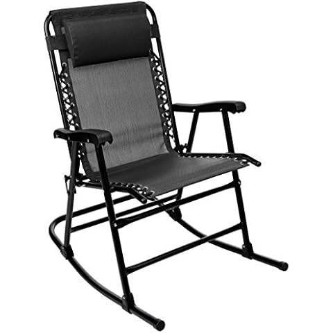 Amazon Basics Foldable Rocking Chair for Home and Travel Cover
