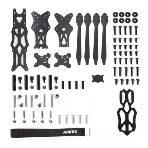 Kit de châssis quadricoptère en carbone HD5-HD9 anti-vibration pour drone
