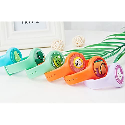 8 Unidades de Pulseiras Repelentes de Mosquitos Padrão Animal para Adultos e Crianças