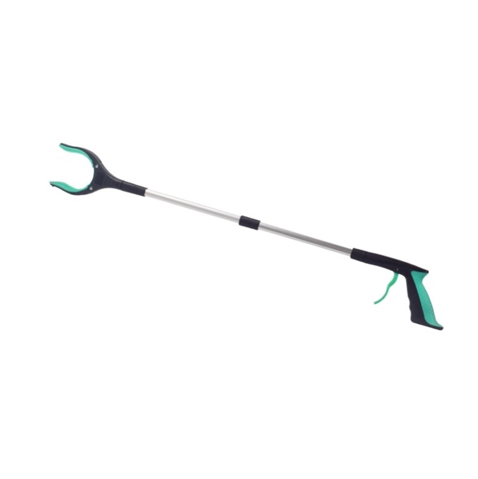 pinza de alcance, Herramienta de agarre y alcance, larga plegable, con fuerte, punta magnética, recogedor basura, ayuda for alcanzar(Gr眉n)