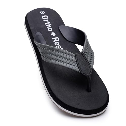 Image of Ortho + Rest Men's Orthopedic Dr. Slippers, Soft Cushioned Flip Flops