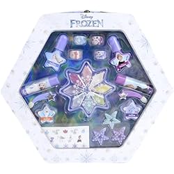 Maletin Markwins Markwins Royal Makeup Case, Maletín de Maquillaje de Frozen para un Cambio de Imagen Divertido, Kit de Maquillaje con Accesorios Coloridos, Juguetes y Regalos para Niños y Niñas