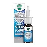 Vicks Nasal Spray For Blocked Nose, First Defence, Relief Of Cough Cold And Flu Like Symptoms, Nose Spray Helps To Inactivate & Remove Cold Viruses, Blocked Nose Relief, Cold Virus Blocker, 15 ml