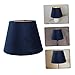 SEWACC Gold Lined Lampshade Inner Gold Outer Cloth Cover for Bedroom Table Floor Lamps Simple Style Light Shade Accessory for Home Decor Easy Tool Installation