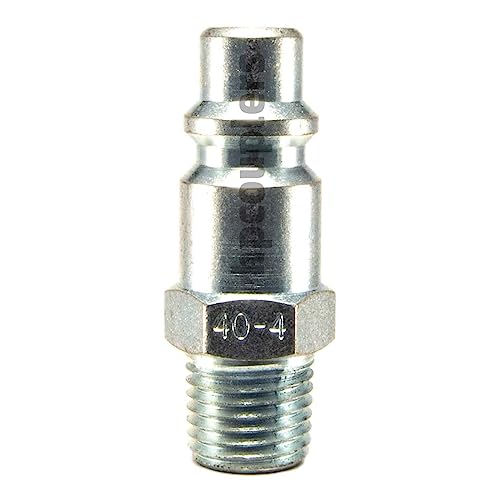 Foster 40-4, 4 Series, Industrial Plug, 3/8" Body x 1/4" Male NPT, Steel