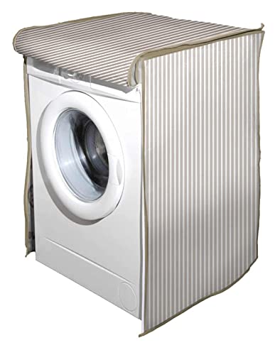 Colore: Beige GICOS IMPORT EXPORT SRL Coprilavatrice cerniera righe 736841 gicos telo protettivo con chiusura zip