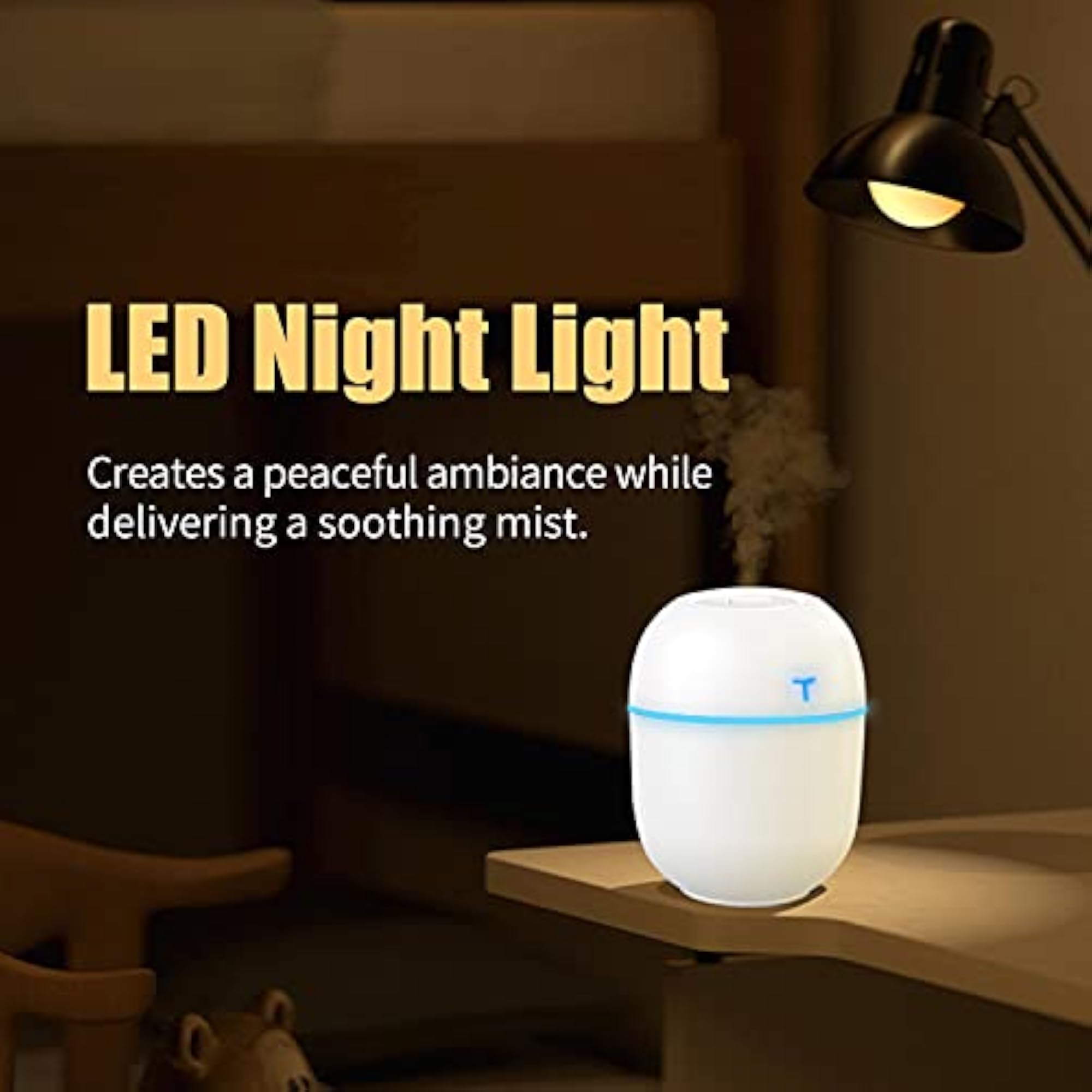220mL Colorful LED Essential Oil Diffuser