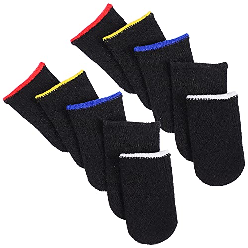 EXCEART 10pcs Gaming Finger Sleeve Mobile Anti Sweat Thumb Sleeves Nylon Seamless Touch Screen Finger Covers Game Controller Fingertip Covers EXCEART 10pcs Gaming Finger Sleeve Mobile Anti Sweat Thumb Sleeves Nylon Seamless Touch Screen Finger Covers Game Controller Fingertip Covers