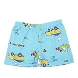 MaNMaNing Bañador para niños, bañadores para niños, bañadores UV, sin malla, elementos esenciales para niños, 110/116 UV, 164, verde menta, Talla única