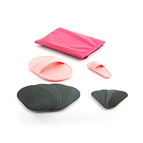 1Set Exfoliante Manopla Depilación Natural Suave Discos Manual Afeitado Indolor Depil Pad Depil Pad Depil Depiladora
