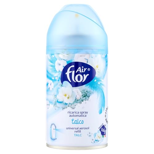 Air Flor Deo Ric. - Ambientador de aerosol de 250 ml aroma a talco