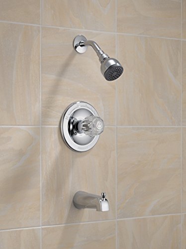 Peerless P188720 Classic Tub and Shower Complete Combo Handles, Chrome miniatura 3