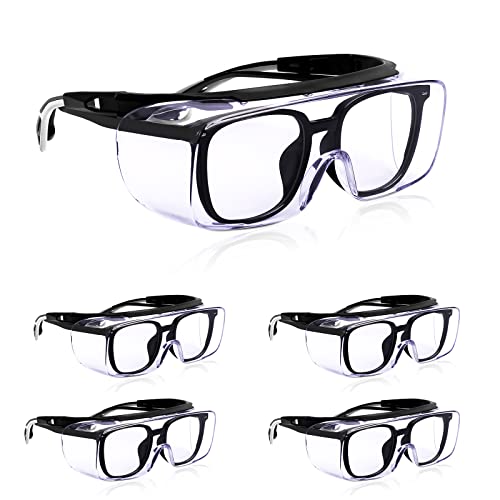 MORK&SUKY Safety Glasses for Prescription Eyeglasses