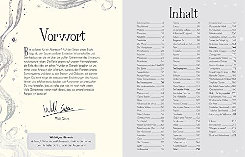 Wundervolle Welt der Sterne: Ein Weltall-Bilderbuch für die ganze Familie. Hochwertig ausgestattet mit Lesebändchen, Goldfolie und Goldschnitt Gebundene Ausgabe – 5. März 2022 - Image 4
