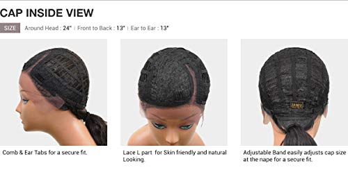 Janet Collection Synthetic Natural Me Deep Part Yana Lace Wig (1) #TOP6