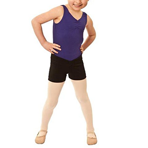 Freenfond Girls Dance Shorts For Sports, Play Or Under Skirts, Pack Of 6 Black #TOP6