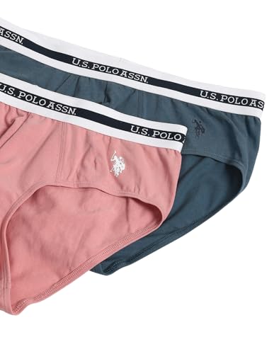 Image of U.S. Polo ASSN. Mens OEB02 Elasticized Waist Underwear Briefs - Pack of 2