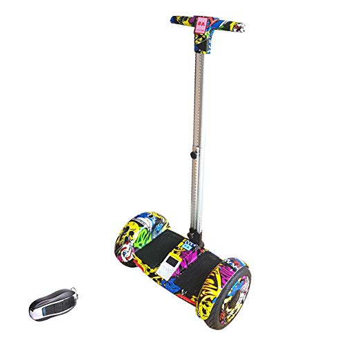 Selbst Balancing Elektroroller 10 Zoll, Hoverboards für Kinder und Erwachsene, Menschlicher Körper Induktion Smart Balance Scooter mit Griff,