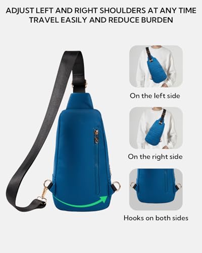 Morrales Sling Crossbody Small WATERFLY estilo casual miniatura 6