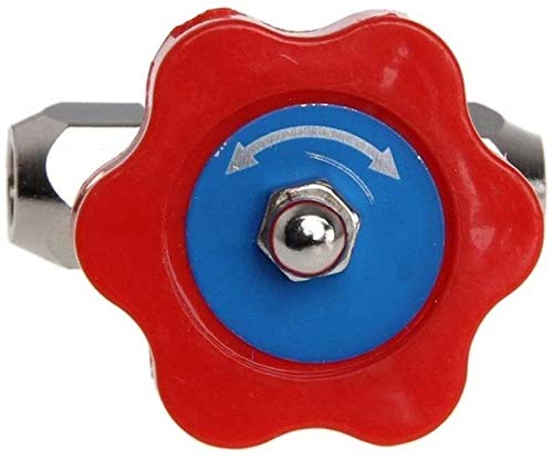 Raccordi filettati Valvola a spillo con diametro esterno 1Pc 6mm/8mm/10mm, valvola a spillo con tappo in ottone nichelato tubo durevole, convertitore rubinetto collegamento filettato (dimensioni : 6mm