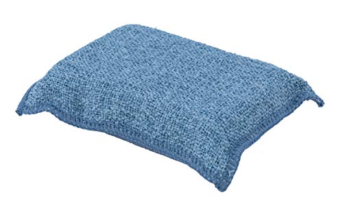 Image of Miracle Microfiber Scrubbing Sponge, Blue Extra Scrubbing Power Sponge for Kitchen, Sink, Pot, Pan and Dish Washing, Super Absorbent and Rapid Drying. by Superio