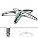 OfficeWorld Range Torniquete Base Silla de Oficina de Repuesto Torniquete Base Silla...