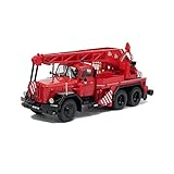 VBOPJHXG Coches a Escala para Magirus Uranus KW16 Magirus Uranus Camión De Bomberos Modelo De Grúa De Servicio Pesado Adornos 1:43 Coche en Miniatura