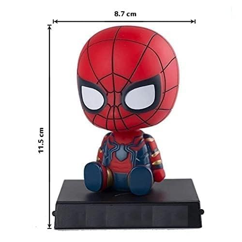 PITRESHWAR Super Hero Spiderman Action Figure Limited Edition,Comics Character|Avengerr Bobblehead with Mobile Holder for Car Dashboard,Office Desk&Study Table - Image 2 thumbnail