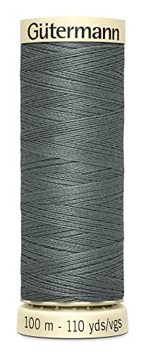 Gutermann Sew-All Thread 110 Yds: Rail Grey miniatura 1
