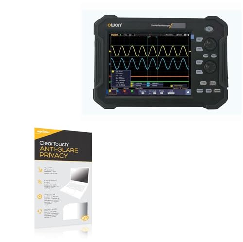 BoxWave Screen Protector Compatible with Owon TAO3074A - ClearTouch Anti-Glare Privacy (2-Pack), Privacy Screen Protector Flexible Film Anti-Glare