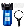 Geekpure 10-Inch Whole House Big Water Filter Housing-Fit for 4.5"x10"Filters -Blue-1 Inch Port (1)