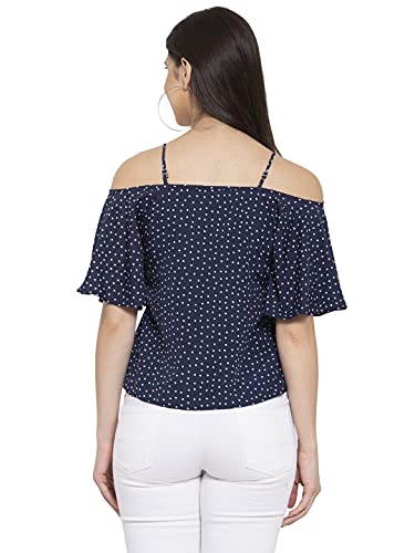 Image of Style Quotient Women's Polka Dots Regular Fit Fashion Vest