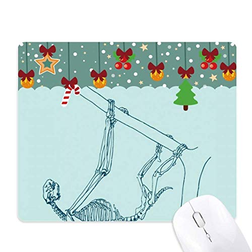 Tapis de souris paresseux squelette en caoutchouc antidérapant pour le bureau