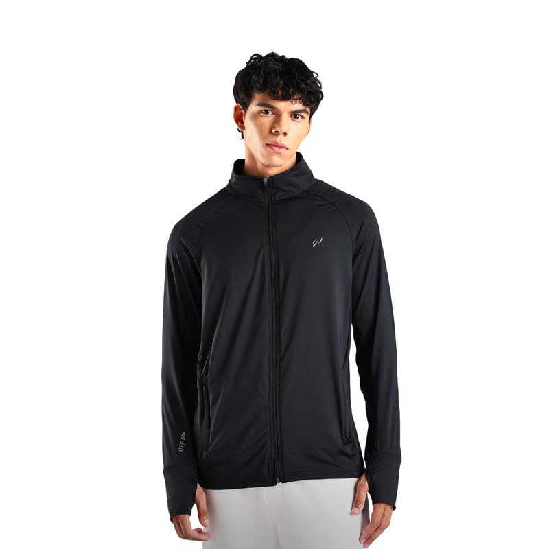 Image of Sunscreen Jacket ICE Pro - UPF 50+ Cooling Jacket for Men & Women | Cool Rush Pro Tech, UV Protection, Breathable, Sweat-Wicking, Anti-Microbial, Lightweight Sun Hoodie for Outdoor Sports & Travel