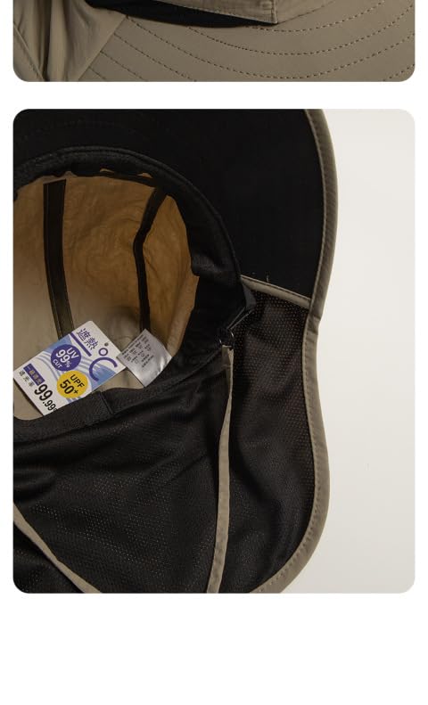 Summer Outdoor Sunscreen Visor Hat Neck Protection UV Protection Bucket Hat Parent-Child Hat4