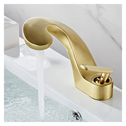 Mitigeur deau de lavabo à levier unique gris robinet d'évier à double température
