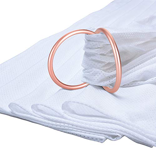 Miniatura 5 de Accmor Anillo de aluminio para bebé de 3 pulgadas, anillo de transporte suave para bebés, niños pequeños, recién nacidos, oro rosa