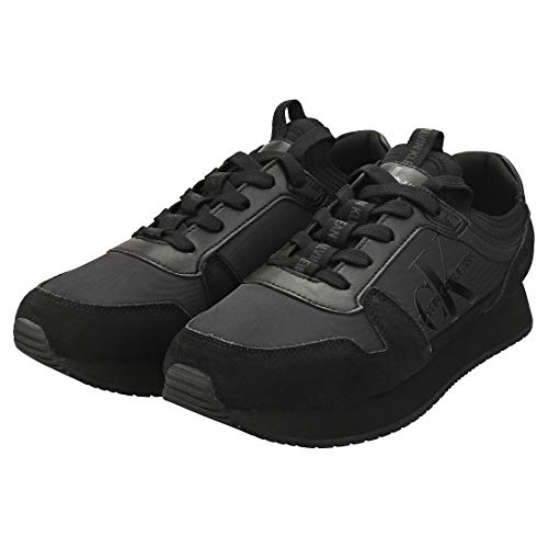 Calvin Klein, Sneakers Uomo, Black, 44 EU
